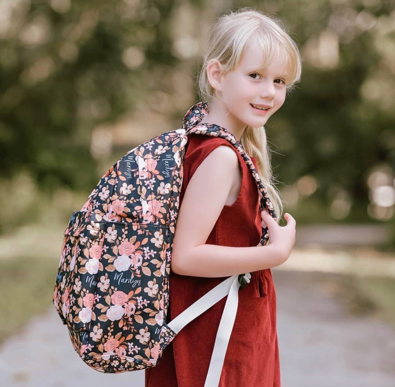 Personalised Kids Backpack Canvas The Custom Co