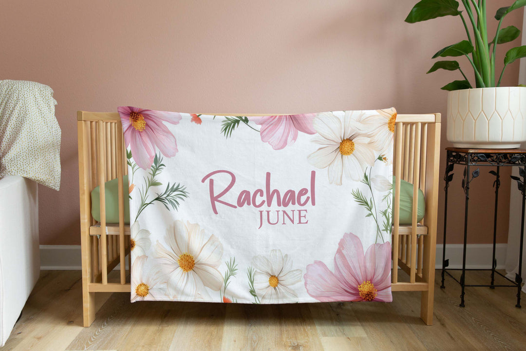 FLORAL PERSONALISED BLANKET