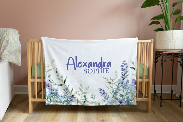 FLORAL PERSONALISED BLANKET