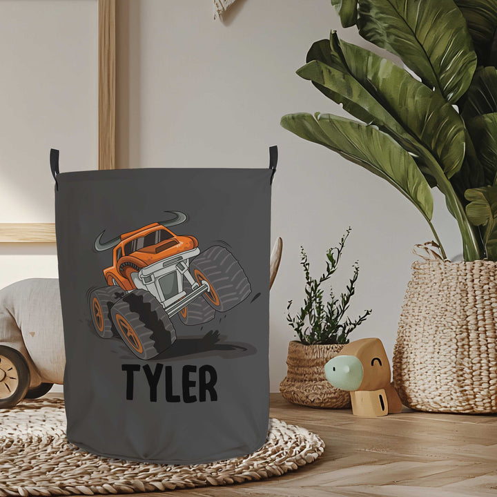 monster truck toy basket