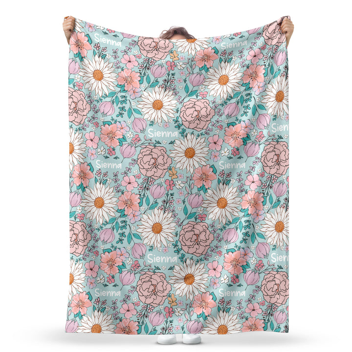 FLORAL KIDS BLANKET