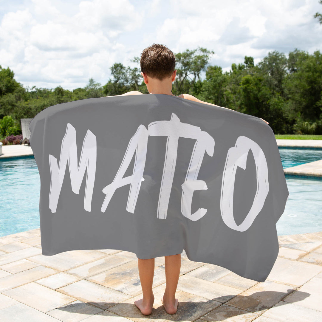 personalised kids beach towels - quick dry towel