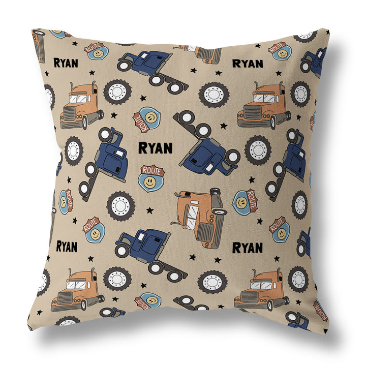 truck kids cushions