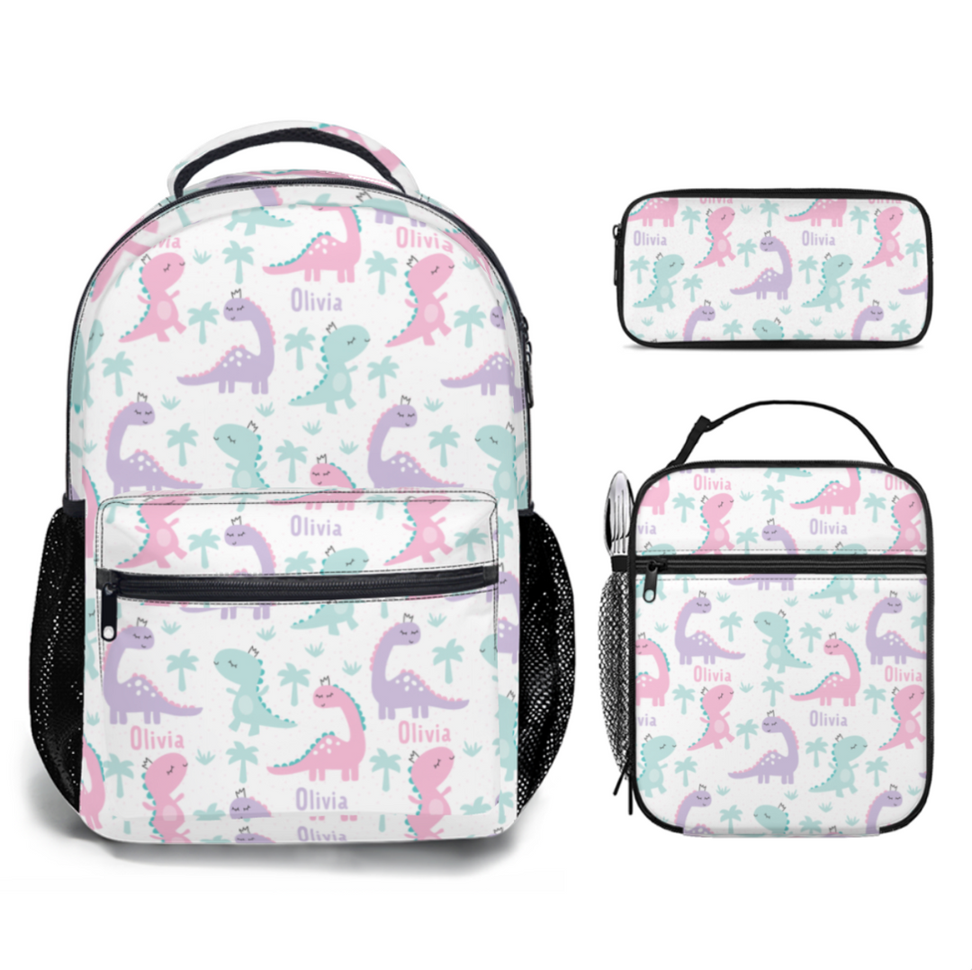 Personalised Backpack, Lunch Bag + Pencil Case Value Combo