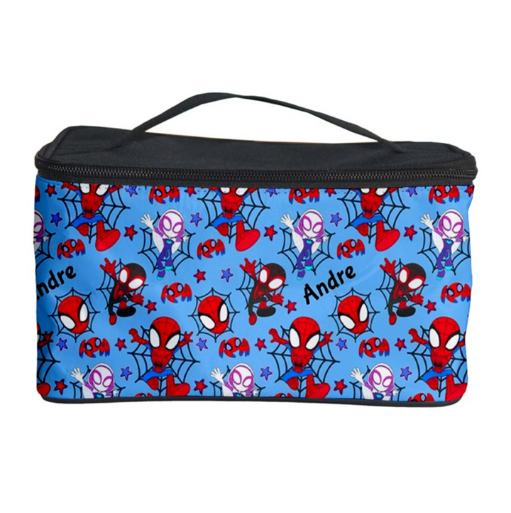 spiderman personalised cosmetic bag