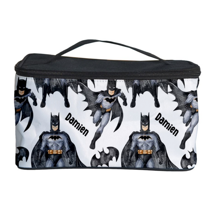 bat man personalised cosmetic bag