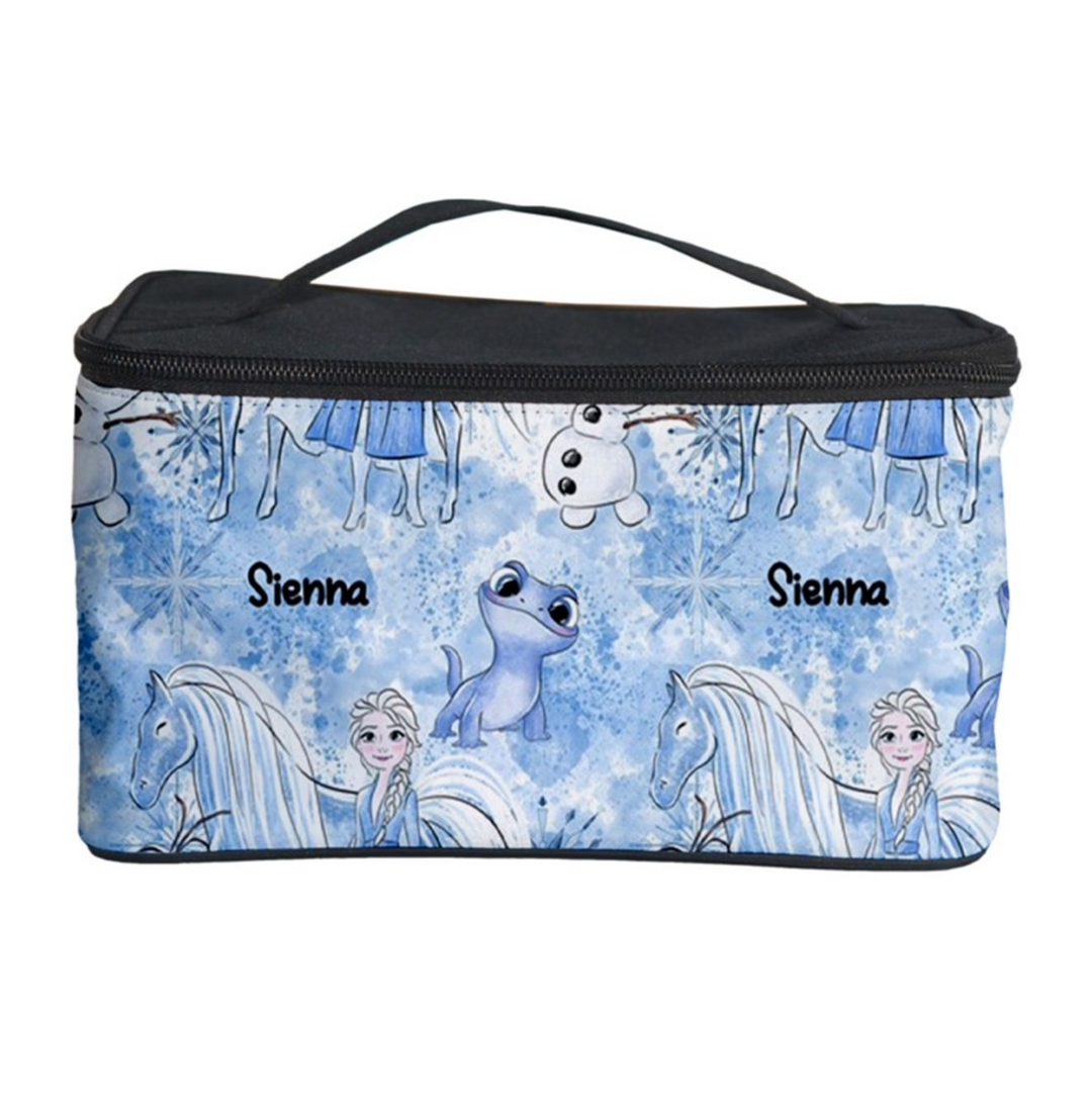 frozen personalised cosmetic bag