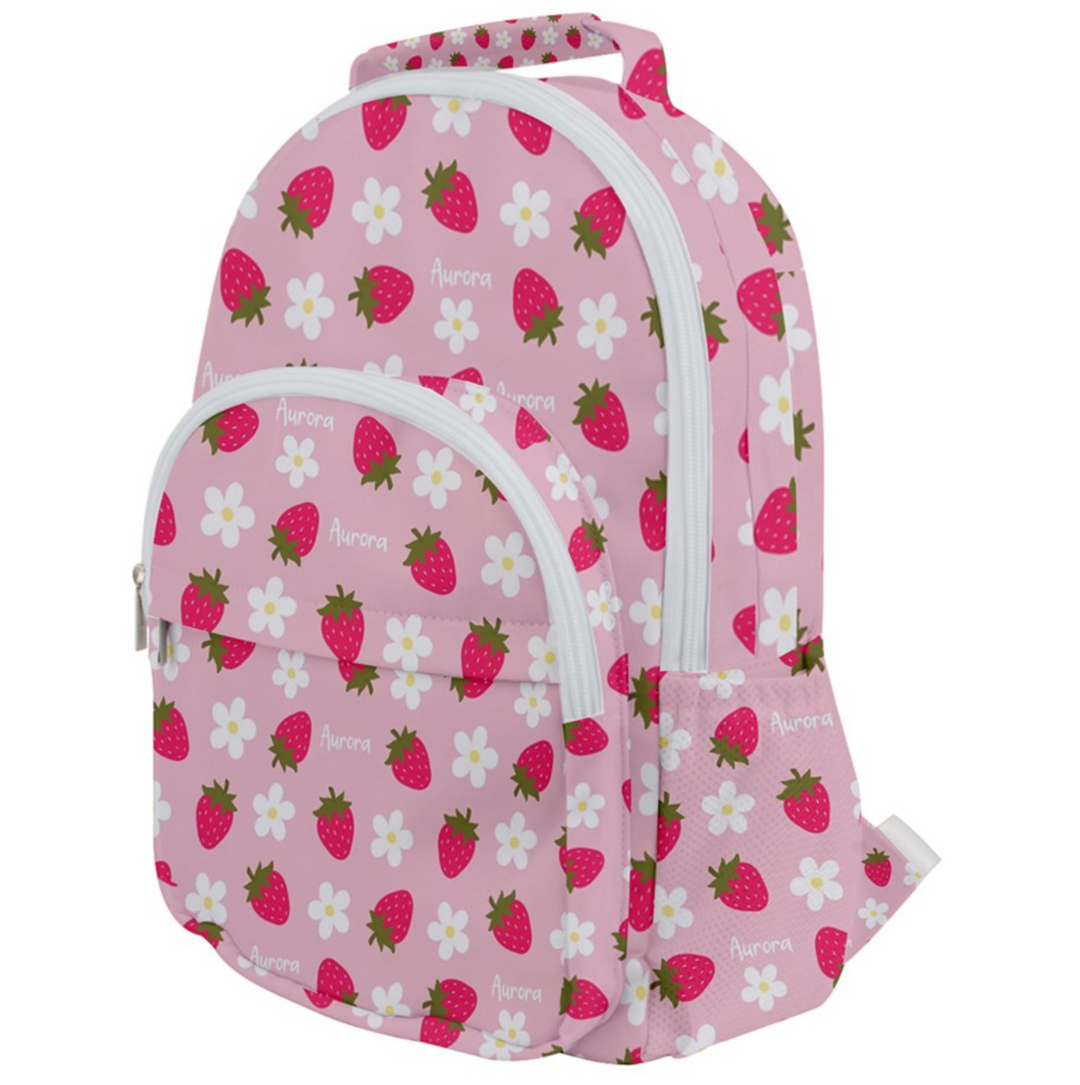 girls toddler backpack personalised