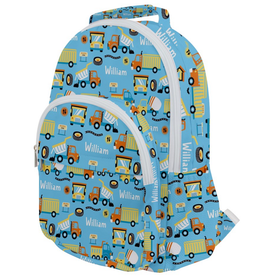 trucks toddler backpack