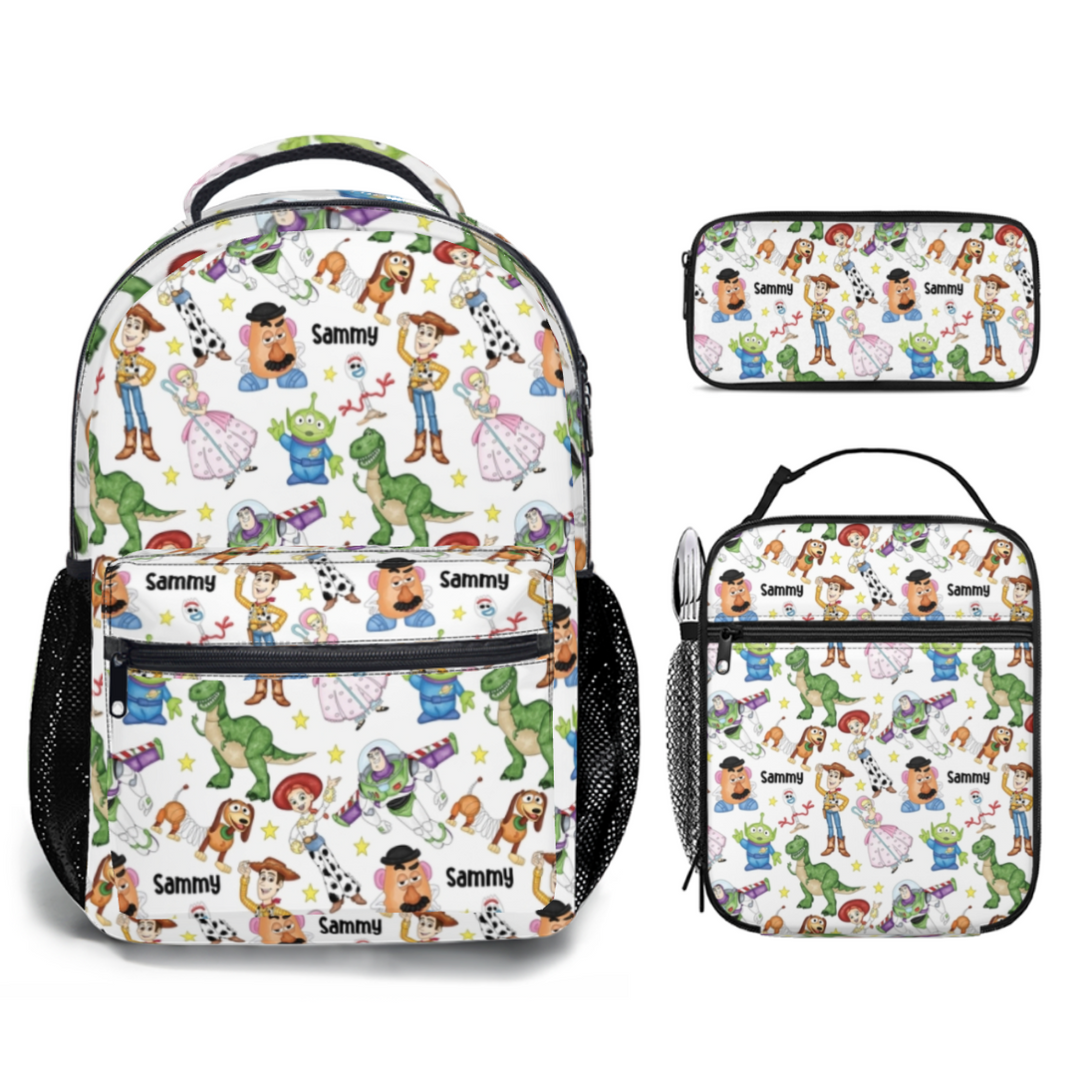 Personalised Backpack, Lunch Bag + Pencil Case Value Combo