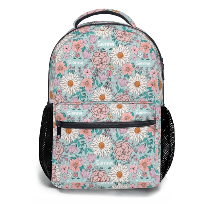 kids floral backpack