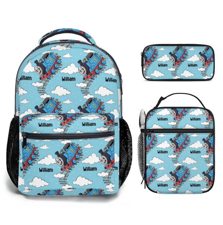 Personalised Backpack, Lunch Bag + Pencil Case Value Combo