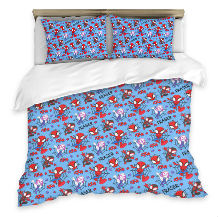 spiderman quilt cover double