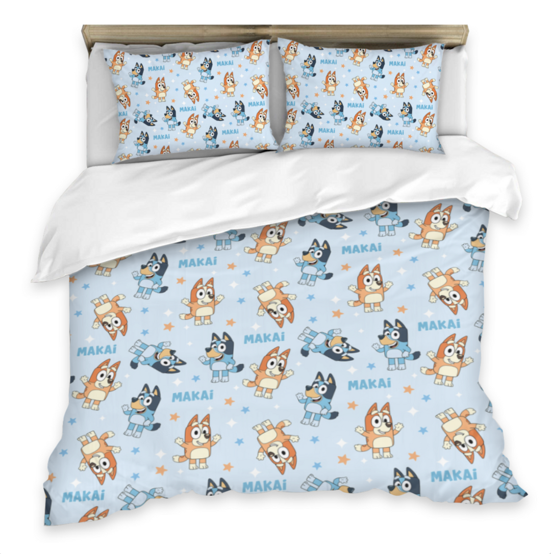 bluey double quilt cover