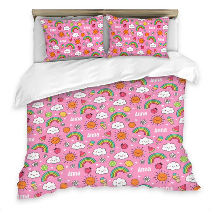 girls double quilt cover