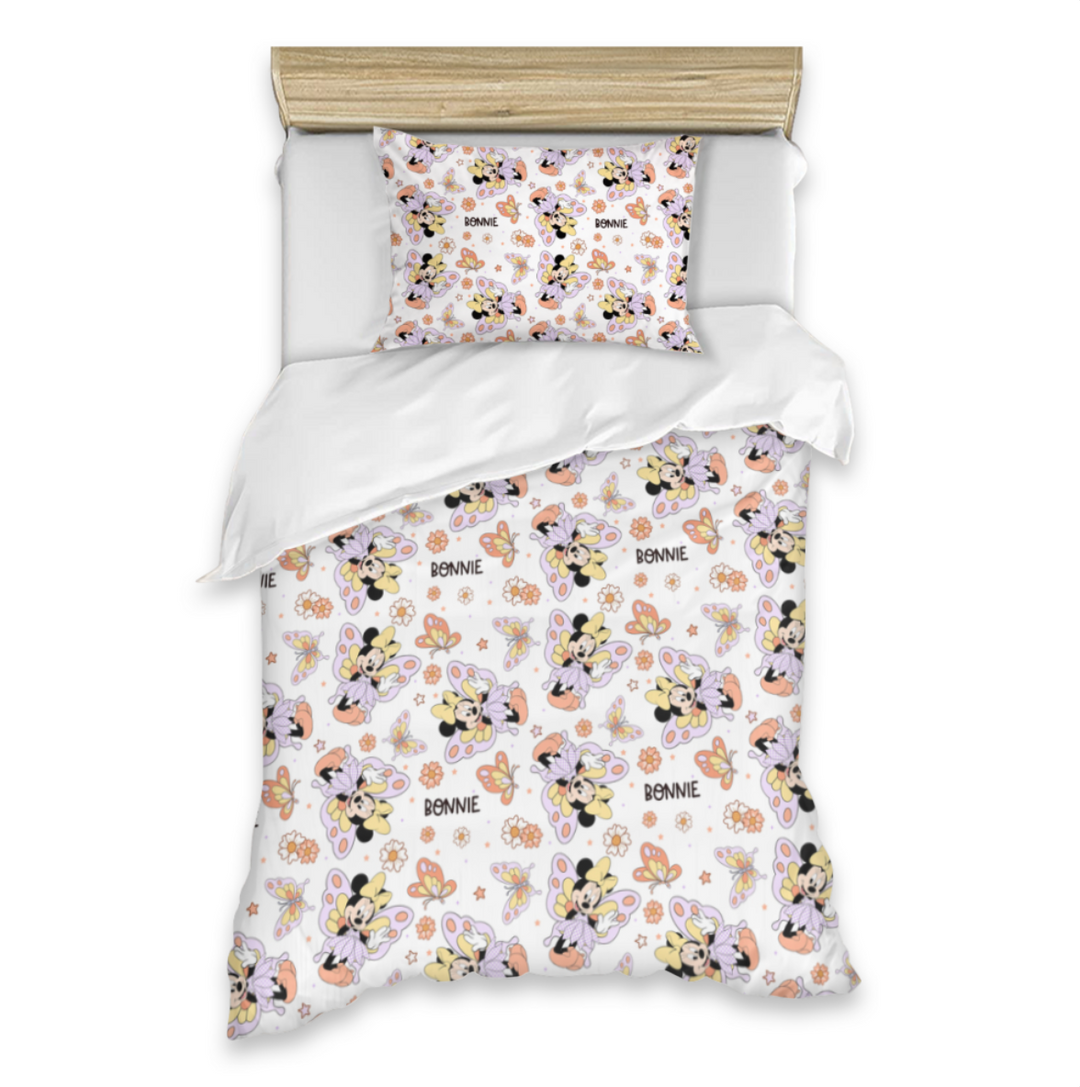 minnie mouse kids quilt cover