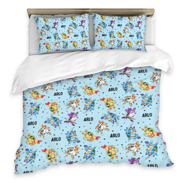 bluey double quilt cover