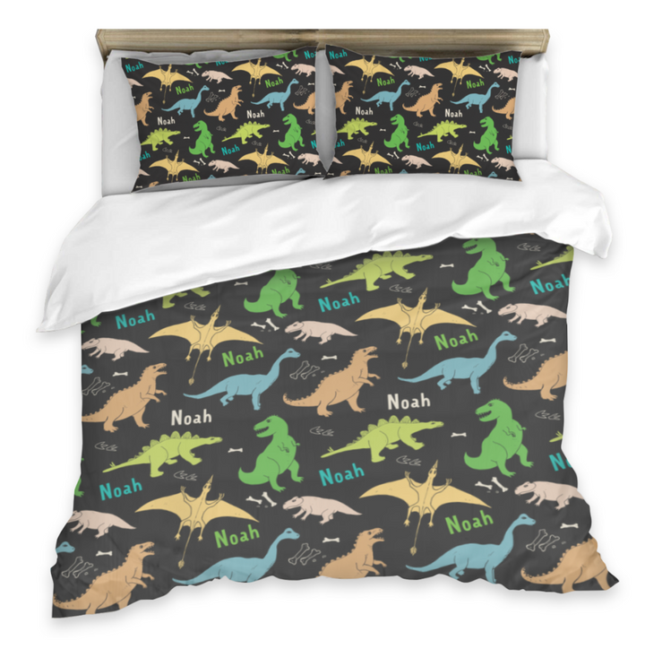 dinosaur double quilt cover 