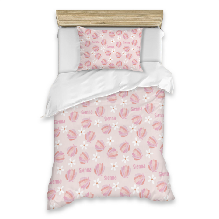 kids quilt covers seashell