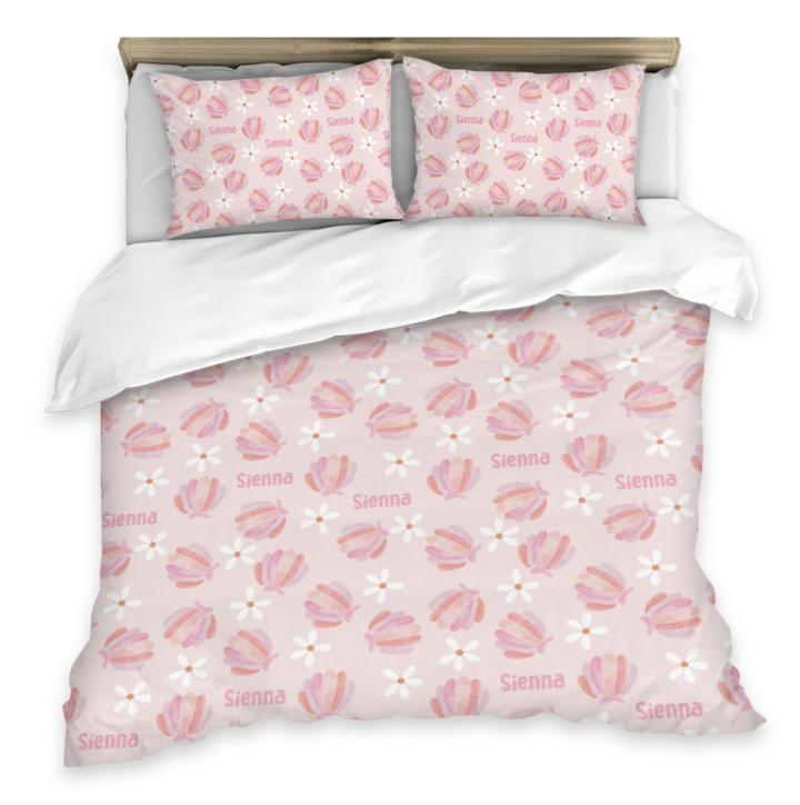 seashell quilt cover double