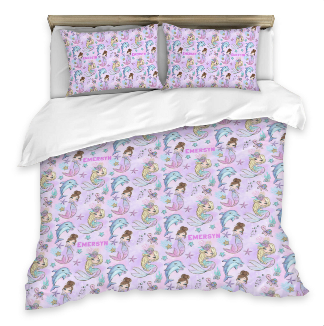 Personalised Quilt Cover & Pillowcase Set