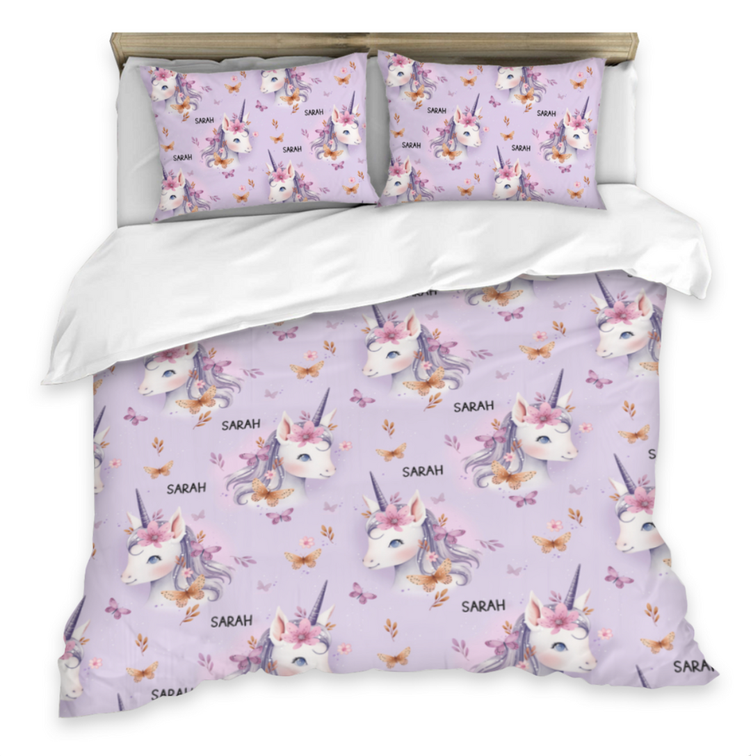 unicorn double quilt cover