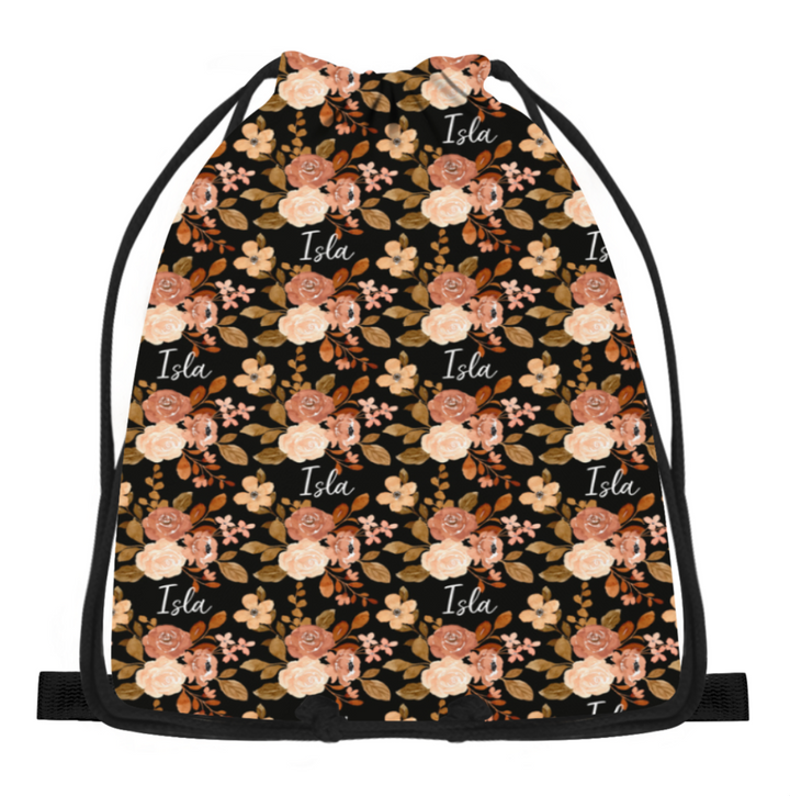 floral swim bag