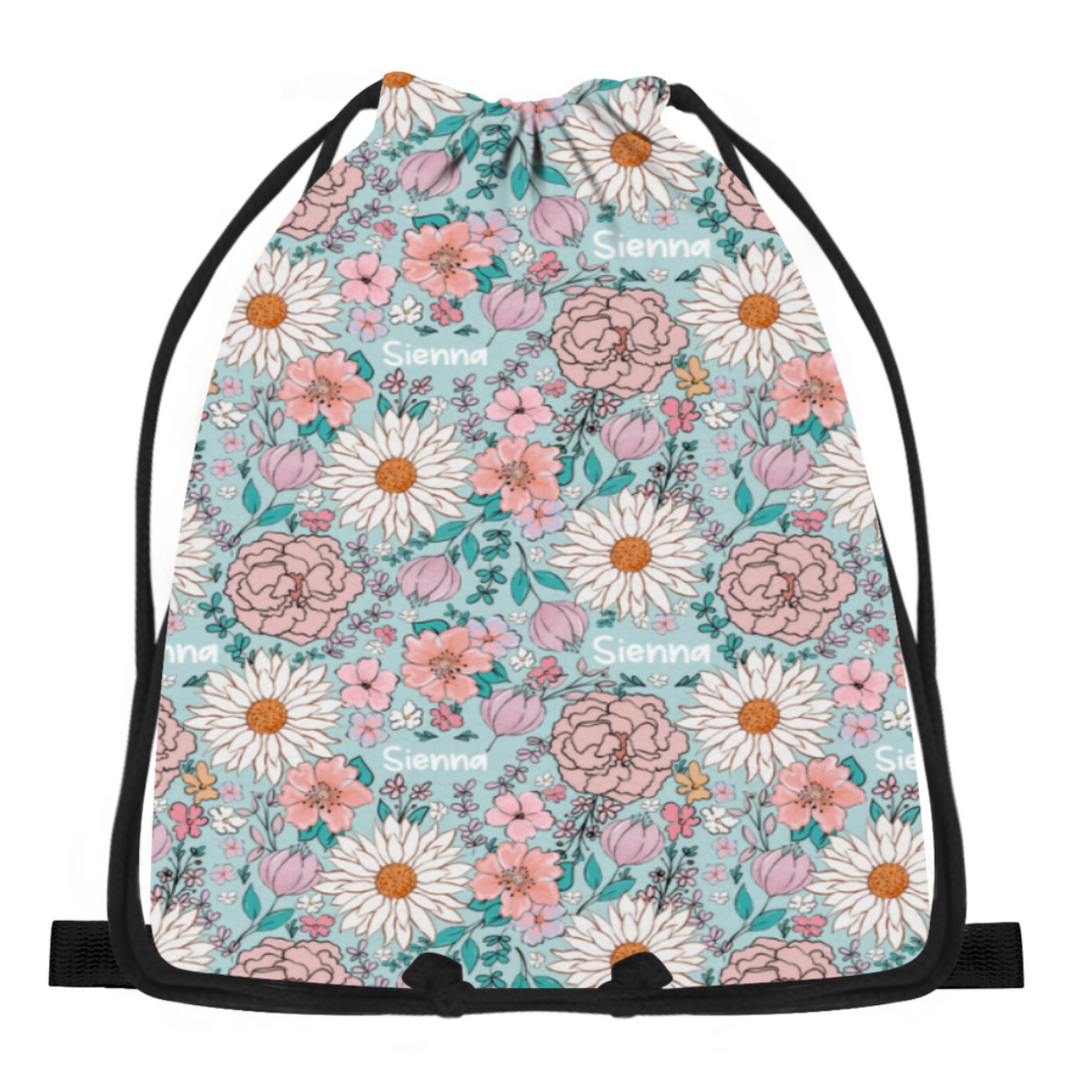 floral swim bag