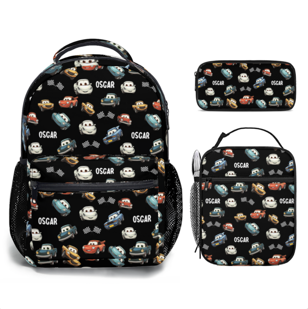 CARS KIDS BACKPACK COMBO