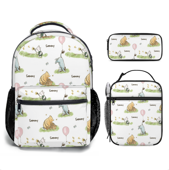 Personalised Backpack, Lunch Bag + Pencil Case Value Combo