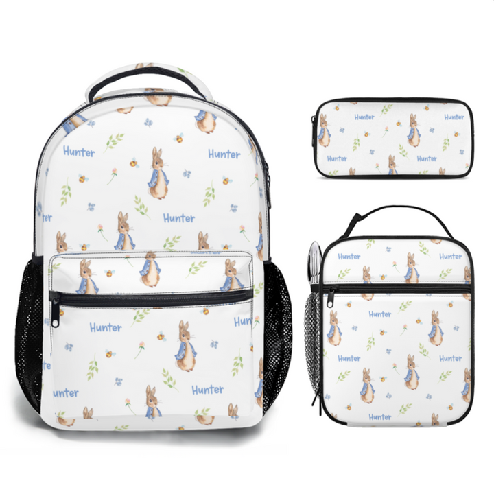 Personalised Backpack, Lunch Bag + Pencil Case Value Combo