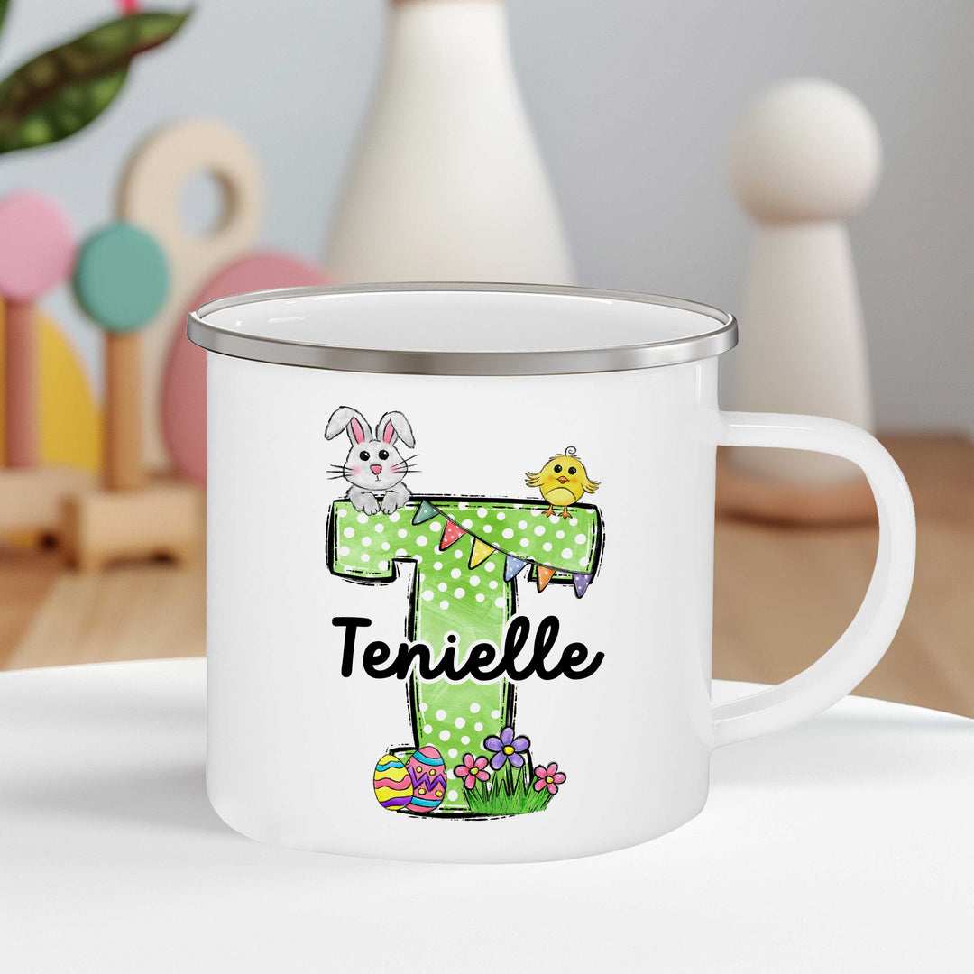 easter parade enamel mug for kids