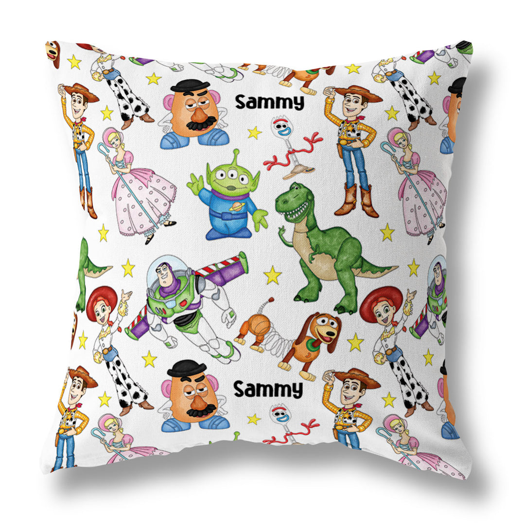 toy story kids personalised cushion